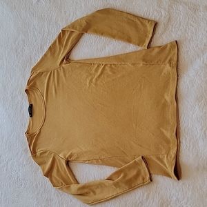Shein size XS Mustard Long Sleeve Shirt